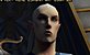 The Swordmaster's face before and after upscaling