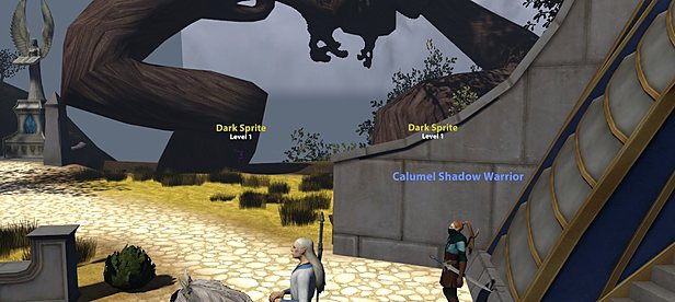 A High Elf on his steed on the Blighted Isle