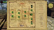 The flight master's map of the Empire and Chaos lands