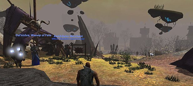 The Chaos camp in Norsca, under its floating rocks