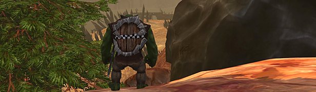 A greenskin arrives at Mount Bloodhorn